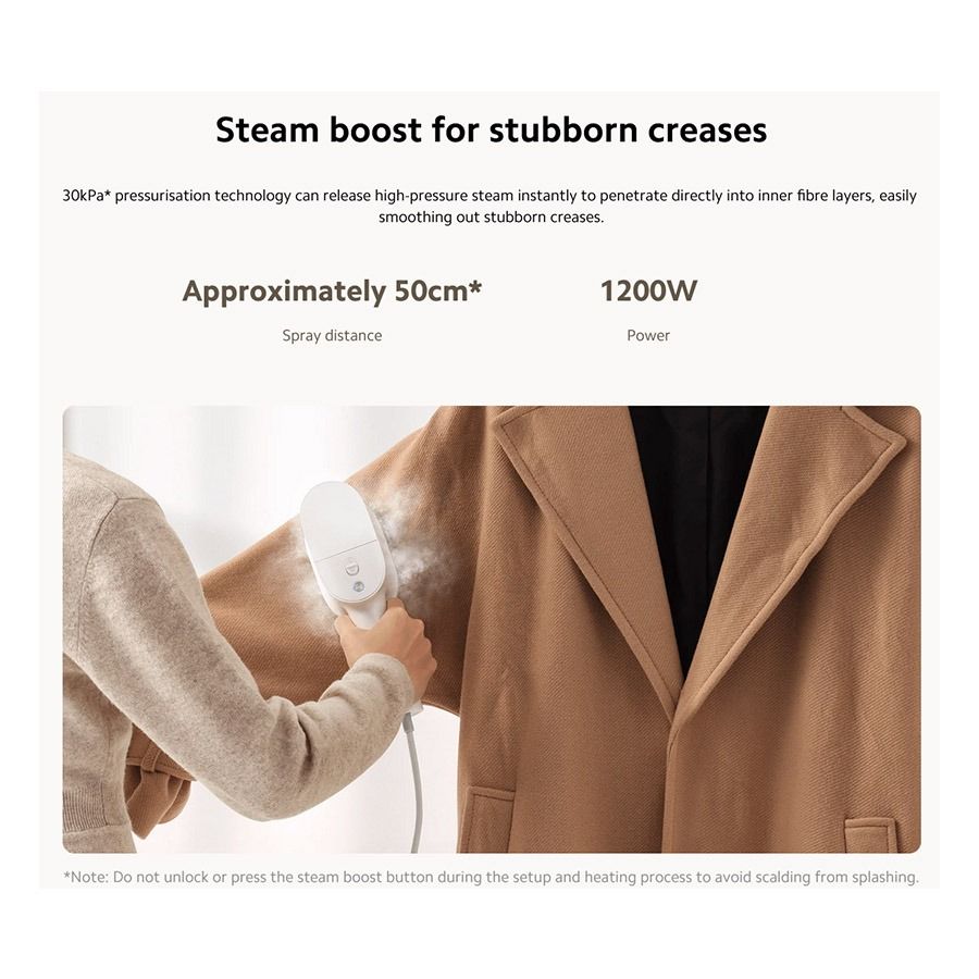 Xiaomi Handheld Steam Iron 150ml 1200W - White